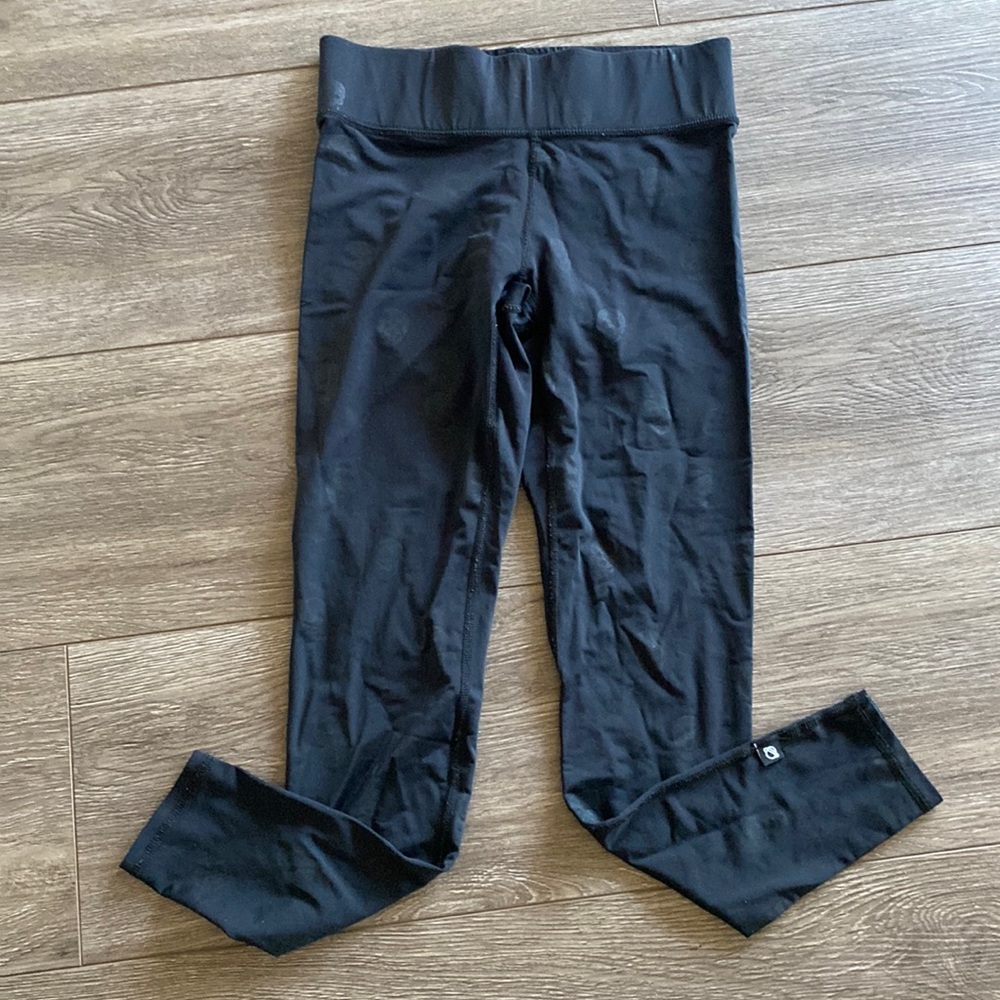 TEREZ BLACK SKULL LEGGINGS MEDIUM